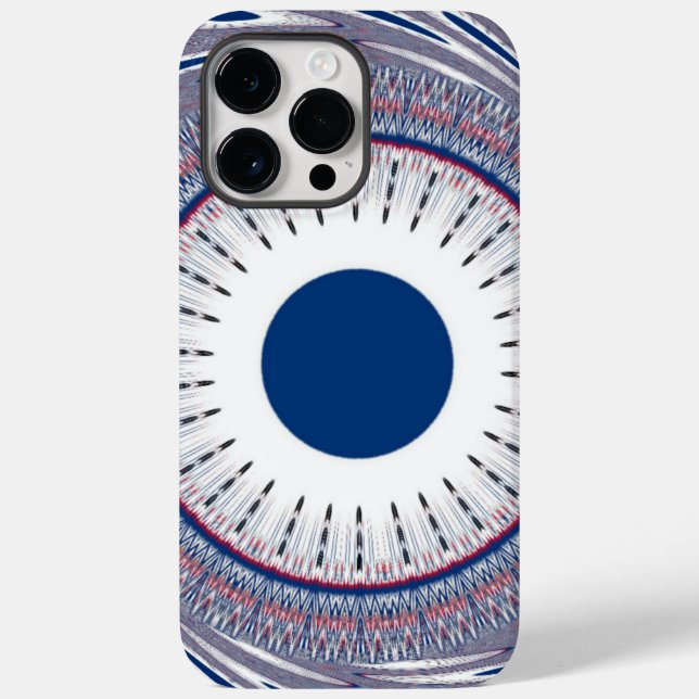 Chic Energetic Eye Design: A Mesmerizing Pattern Case-Mate iPhone Case (Back)