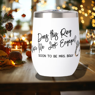Chic Engagement Gift for Bride Show off the Ring
