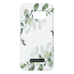 Chic Eucalyptus Monogram Samsung Galaxy S7 Case