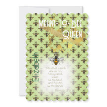 Chic Faith Lime Green Bee Matrix Queen Gold