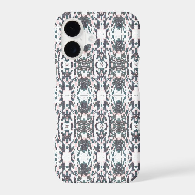 Chic Fall Ikat Pattern Print Phone Case (Back)