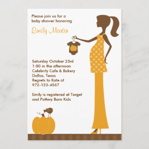 Chic Fall Mom-to-Be Invitations