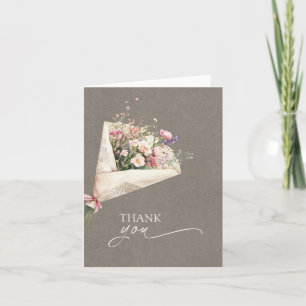 Chic Farmers Market Bridal Shower Thank You Card