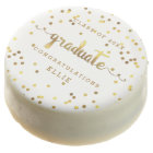 Chic Faux Gold Foil Confetti Diplômé Personnalisé