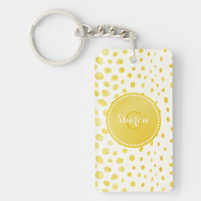 Chic faux or parties scintillant cheetah imprimé m (Devant)