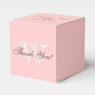CHIC FAVOR BOX_"Thank You" BLUSH PINK/WHITE/GRAY Box