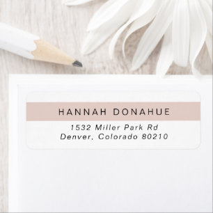 Chic Féminin Rose Petite Entreprise Adresse de Ret