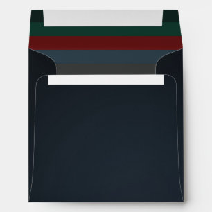 Chic Festive Elegant Rich Dark Blue Customizable Envelope