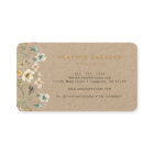 Chic Floral Business Card