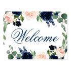 Chic Floral | Romantic Blush Navy Bridal Shower
