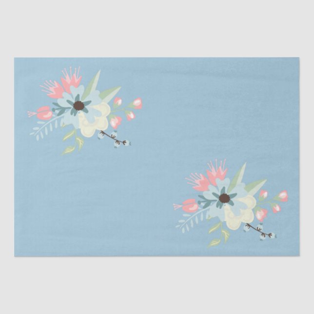 Chic Floral Tissue Paper (Front)