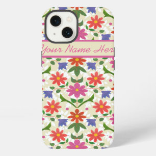 Chic Flowers and Polka Dots on Ecru iPad Mini Case