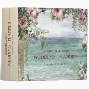Chic Flowers Ocean Binder