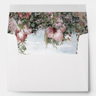 Chic Flowers Ocean Envelope