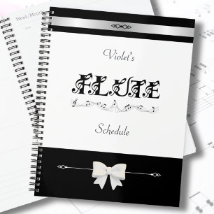 Chic Flute Student Schedule Organizer