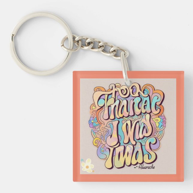 "Chic Footprints" Keychain (Front)