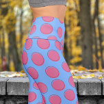 Chic French Blue Polka Dot Pattern Yoga Capri Leggings<br><div class="desc">Add a Touch of Whimsy Step into comfort and style with these exclusive Polka Dot Capri leggings! Featuring a fun, colourful design, these leggings are the perfect balance of playful and polished. Ideal for working out or dressing up a casual look, they bring a stylish pop to your wardrobe. Grab...</div>