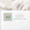 Chic Future Mr Mrs Monogram Wedding Return Address
