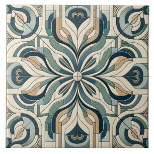 Chic Geometric Harmony Tile