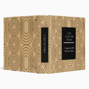 Chic Geometry Planner Binder