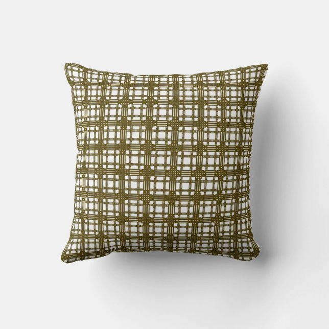 Chic Geometry Throw Pillow (Back)