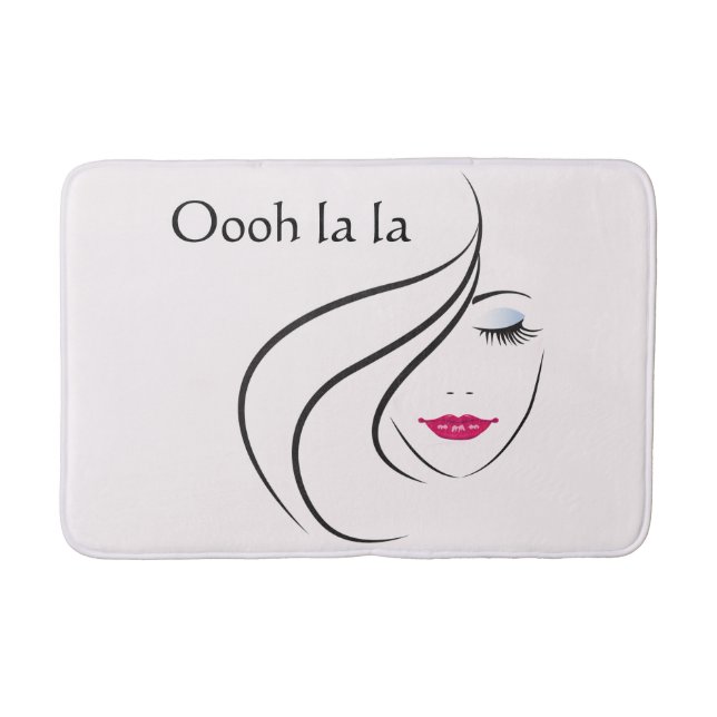 Chic Girl Bath Mat (Front)