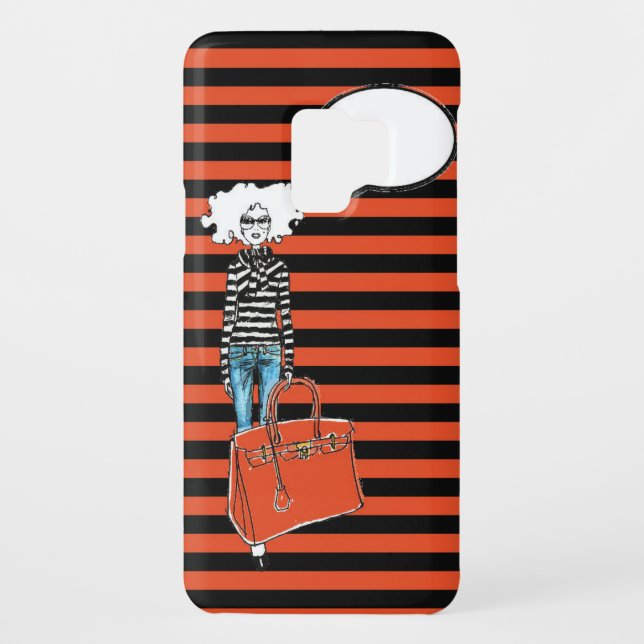 Chic Girl Customizable Callout Samsung Galaxy S3 Case-Mate Samsung Galaxy Case (Back)