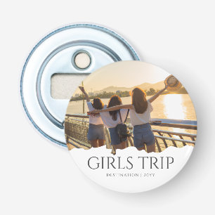 Chic Girls Trip Girls weekend Custom Photo Bottle Opener