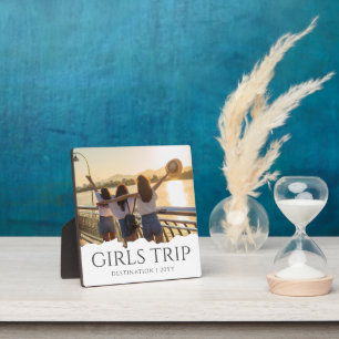 Chic Girls Trip Girls weekend Custom Photo Plaque