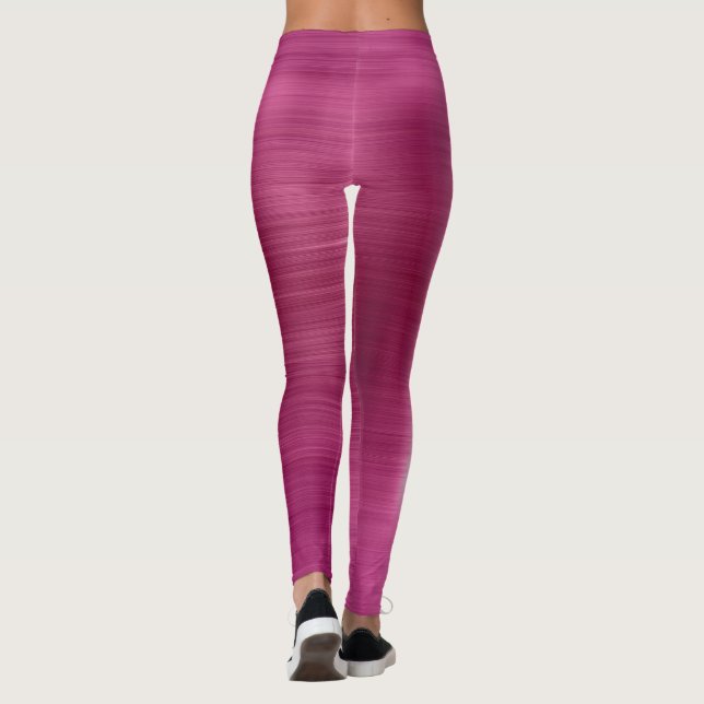 Chic Girly Pink Leggings (Back)