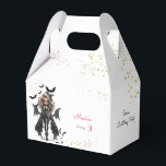 Chic glam gothic scary girl birthday party favor box<br><div class="desc">scary Gothic girl birthday party item for  girls</div>