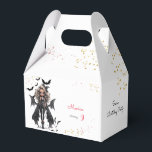 Chic glam gothic scary girl birthday party favor box<br><div class="desc">scary Gothic girl birthday party item for  girls</div>