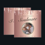 Chic Glitter Drips Photo Girlfriend Birthday Card<br><div class="desc">Elegant Personalized Card for your girlfriend or soulmate's birthday -  A great card for your girlfriend,  boyfriend,  or wife that can be customized by you with the name of your girlfriend or boyfriend and your own message.</div>