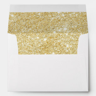 Chic Gold Faux Glittered Trim - Enveloppe