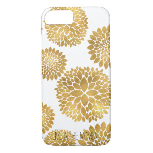 Chic Gold Flowers Case-Mate iPhone Case