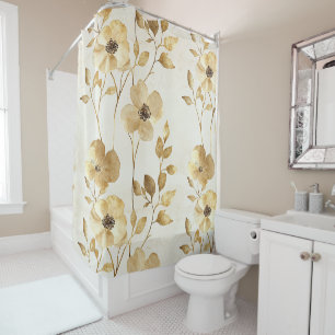 Chic Gold Glam Flowers