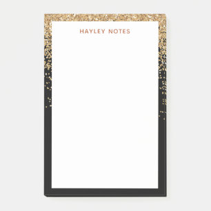 Chic Gold Glitter Inspirational For Her Post-it Notes