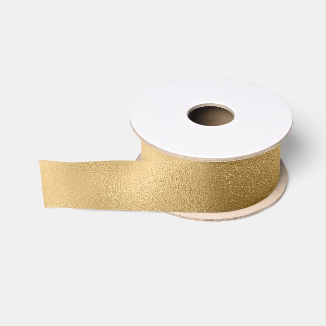 Chic Gold Grosgrain Ribbon (Spool)