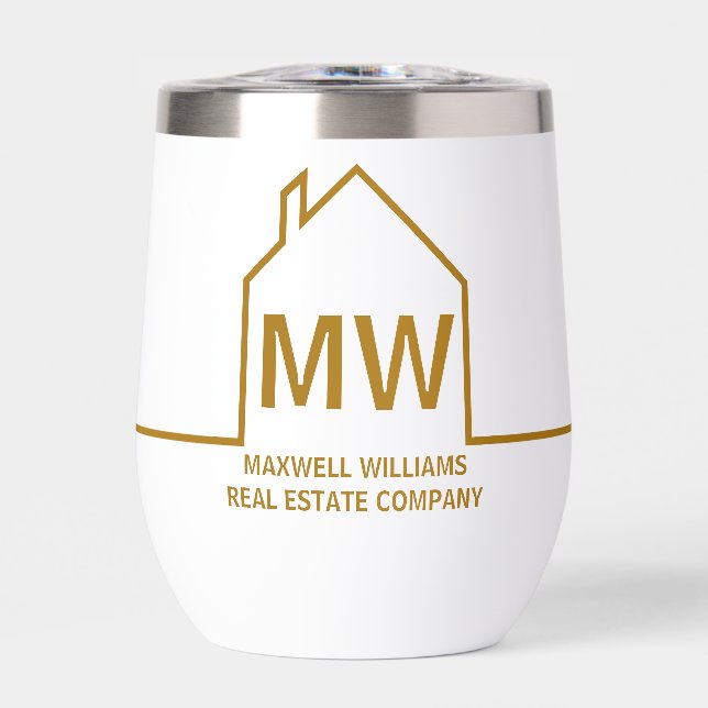Chic Gold House Real Estate Company Marketing (Avant)