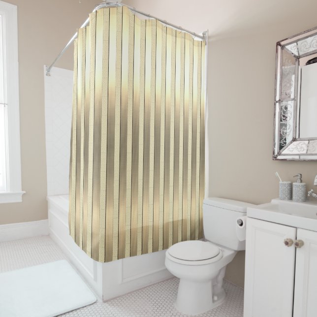 Chic Gold Look Vertical Stripes (In Situ)