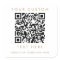 Chic Gold Typography Small Business Custom QR Code
