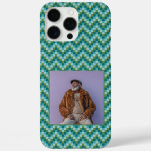 Chic Graduation Gifts For Girlfriend Chevron Print iPhone 16 Pro Max Case