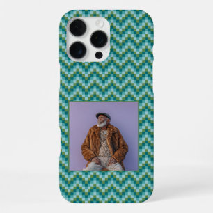 Chic Graduation Gifts For Girlfriend Chevron Print iPhone 16 Pro Max Case