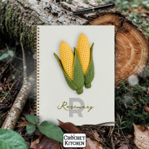 Chic Grandma's Garden Modern Crochet Corn Name