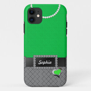 Chic Green Dress iPhone 5/5s Case