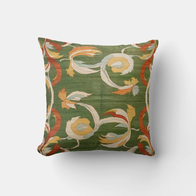 Chic Green Kilim Coussins : Une Pop de Couleur pou (Recto)