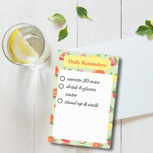 Chic Green To Do List Reminders Post-it Notes