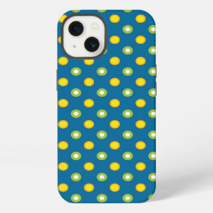 Chic Green Yellow Polka Dots Case-Mate iPad Case