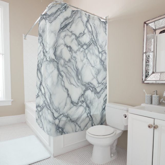 Chic Grey & White Marble Look Glamour (In Situ)