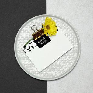 Chic Hair Stylist Pattern Custom Name Post-it Notes